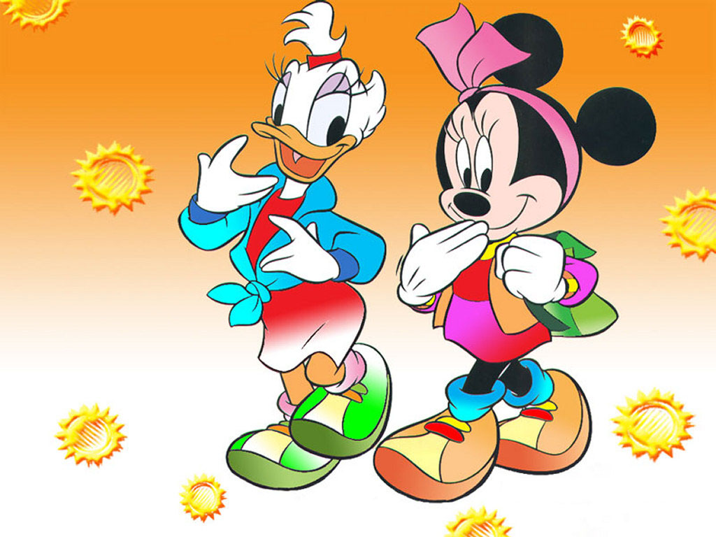 daisy-duck-and-minnie-mouse-wallpaper