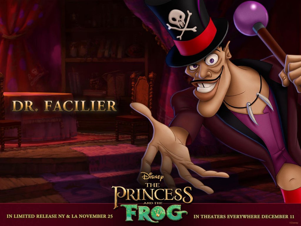 Disney-Wallpaper-the princess and the frog dr facilier